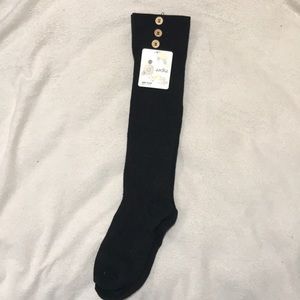 Black Below the Knee Socks